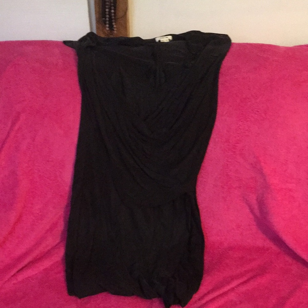 Helmut Lang Black Midi Dress